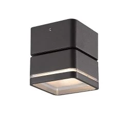 Aplique LED De Exterior Rades Cuadrado Negro Con Posición Abatible IP54 Wonderlamp -Intemperie Jardinería Tienda 0e2c72416e85d373