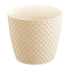 Prosperplast Maceta ORIENT 1L 128x128x112 Crema -Intemperie Jardinería Tienda 117c2c1173f18828