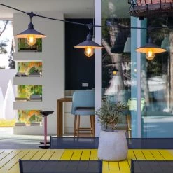 Guirnalda Solar Vintage 10 Bombillas 6M 10xE27 VINTY LIGHT SOLAR -Intemperie Jardinería Tienda 1689bcbf08313f5e