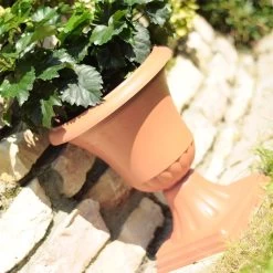 Prosperplast Maceta Ornamental Con Pie ATENA 6,75L 330x330x400 Terracota -Intemperie Jardinería Tienda 328045992c26804d