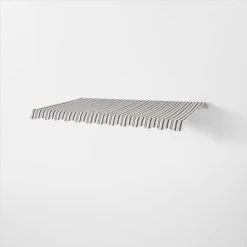 Toldo Manual 2,95 X 2 M Gris Y Blanco Torello