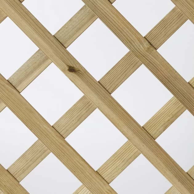 Celosia De Madera Diagonal En Arco 1,80 X 0,90 M 4 Celosia De Madera Diagonal En Arco 1,80 X 0,90 M - Imagen 2