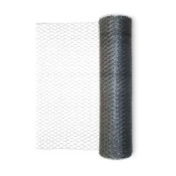 Malla De Triple Torsión Galvanizada 1 X 10 M - Hueco 25 X 25 Mm