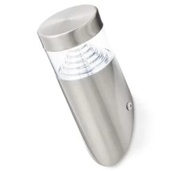 Aplique LED Kelowna Cromo 19 Cm Blooma 5 Aplique LED Kelowna Cromo 19 Cm Blooma -Intemperie Jardinería Tienda 3663602894643 22c BI