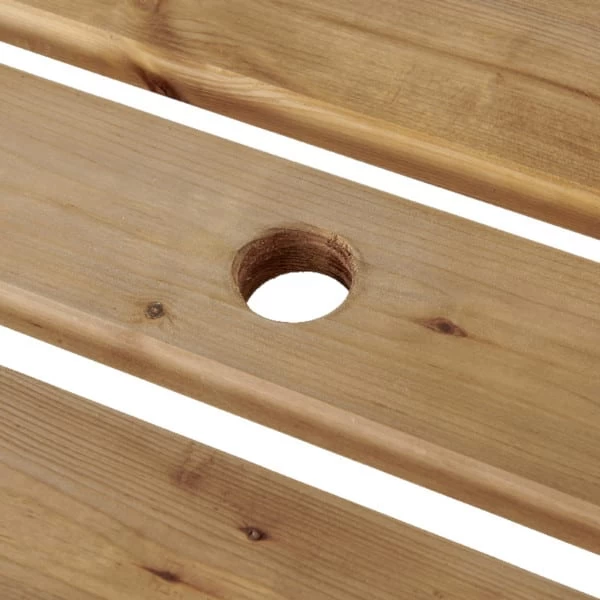 Mesa De Picnic Madera Agad 170x220x43 Cm 6 Mesa De Picnic Madera Agad 170x220x43 Cm - Imagen 4