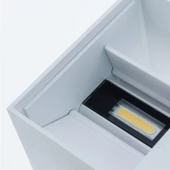 Aplique LED De Exterior Leva 2 Luces Neutra Cuadrado Blanco IP54 Wonderlamp 11 Aplique LED De Exterior Leva 2 Luces Neutra Cuadrado Blanco IP54 Wonderlamp -Intemperie Jardinería Tienda 3a6381ea878ece1f