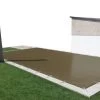 Cobertor De Invierno Marrón Lona Para Piscina (7 X 3 M.)