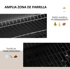 Barbacoa De Carbón Outsunny 846-013 11 Barbacoa De Carbón Outsunny 846-013 -Intemperie Jardinería Tienda 4a7de99b1224be9b