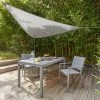 Mesa De Jardín Extensible Gris Moorea 75x90x140/200 Cm -Intemperie Jardinería Tienda 5059340124902 26c bi