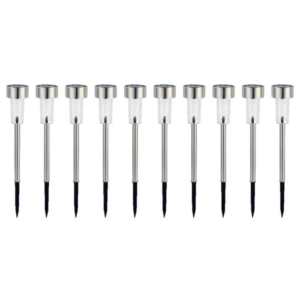 Pack 10 Baliza Solar Inoxidable Langley 3 Pack 10 Baliza Solar Inoxidable Langley