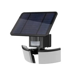 Proyector Solar Doble Cabezal Con Sensor Angeles