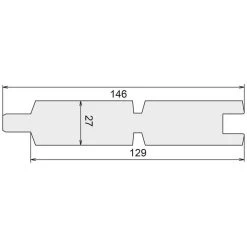 Lama Cerramiento Skimia Marrón 180x13,3x2,7 Cm Blooma -Intemperie Jardinería Tienda 5059340669021 25c BI