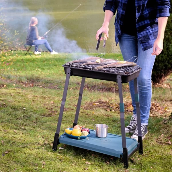 Barbacoa De Carbón Portátil Campsa 3 Barbacoa De Carbón Portátil Campsa