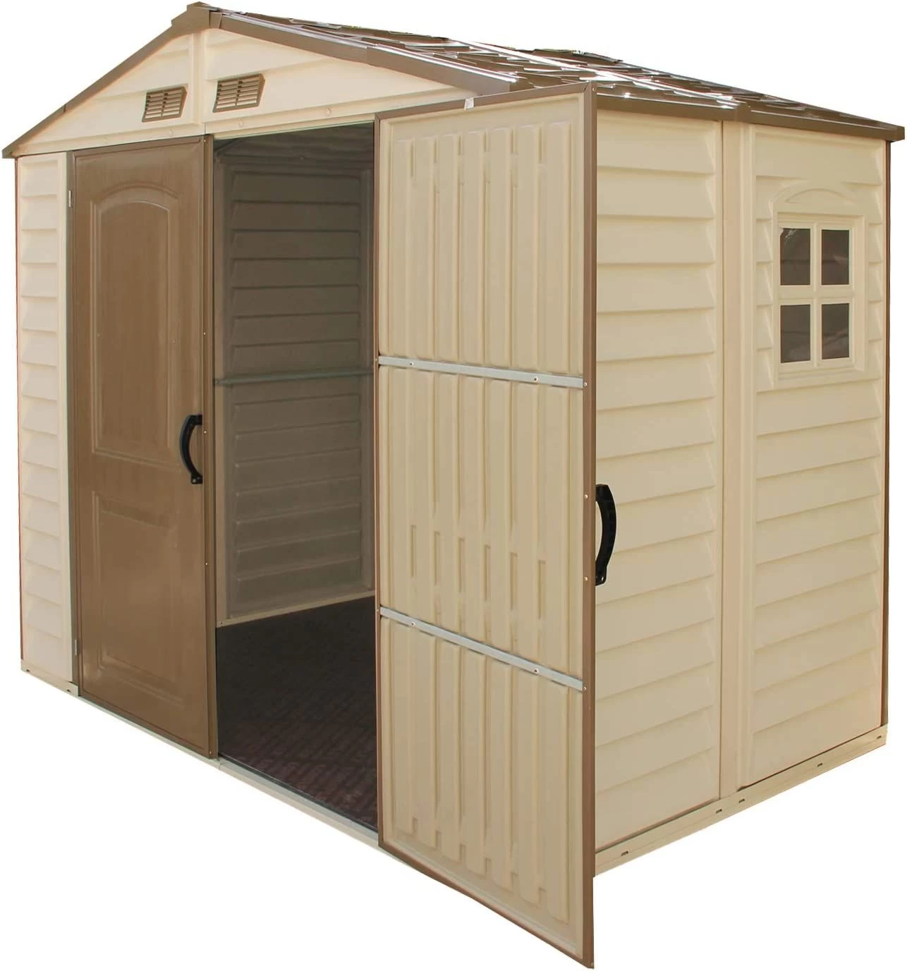 CASETA COBERTIZO PVC JARDIN STORE ALL 8X6 DURAMAX 4 CASETA COBERTIZO PVC JARDIN STORE ALL 8X6 DURAMAX - Imagen 2