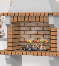 Barbacoa De Obra Madrid 237x124 Cm -Intemperie Jardinería Tienda 5600226486722 22c BI