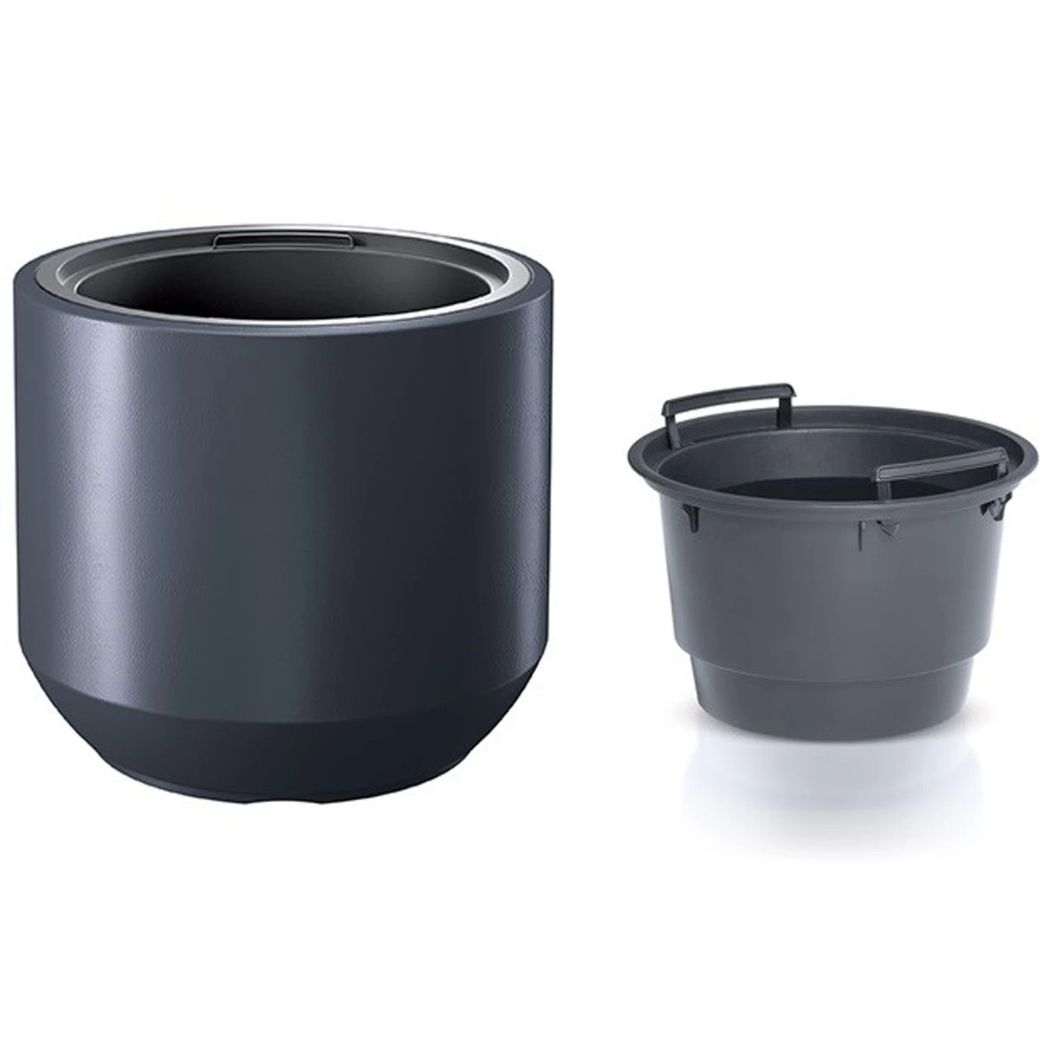 Prosperplast Maceta HEOS 36LCon Depósito 390x390x350 Antracita 5 Prosperplast Maceta HEOS 36LCon Depósito 390x390x350 Antracita - Imagen 3