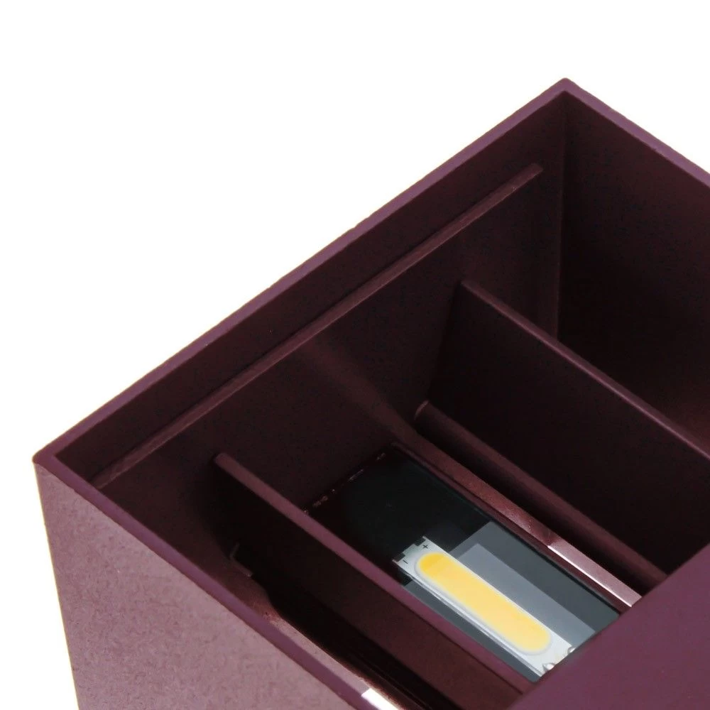 Aplique LED De Exterior Leva 2 Luces Neutra Cuadrado Marrón IP54 Wonderlamp 6 Aplique LED De Exterior Leva 2 Luces Neutra Cuadrado Marrón IP54 Wonderlamp - Imagen 4