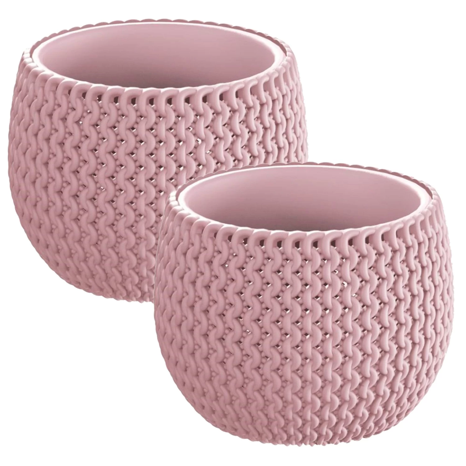 WellHome Pack Macetas Redondas Splofy Bowl 23,9x23,9x16,1 Cm Violeta 3 WellHome Pack Macetas Redondas Splofy Bowl 23,9x23,9x16,1 Cm Violeta