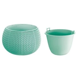 Prosperplast Maceta Redonda Con Deposito Splofy Bowl Plastico 47,8x47,8x30 Cm