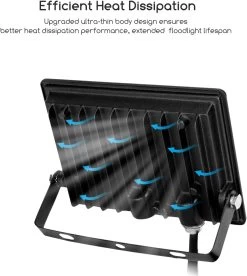 Aigostar Foco Led Exterior 20w 2050 Lúmen, Impermeable Ip65, 6500k 12 Aigostar Foco Led Exterior 20w 2050 Lúmen, Impermeable Ip65, 6500k -Intemperie Jardinería Tienda 5efef11a32d83928