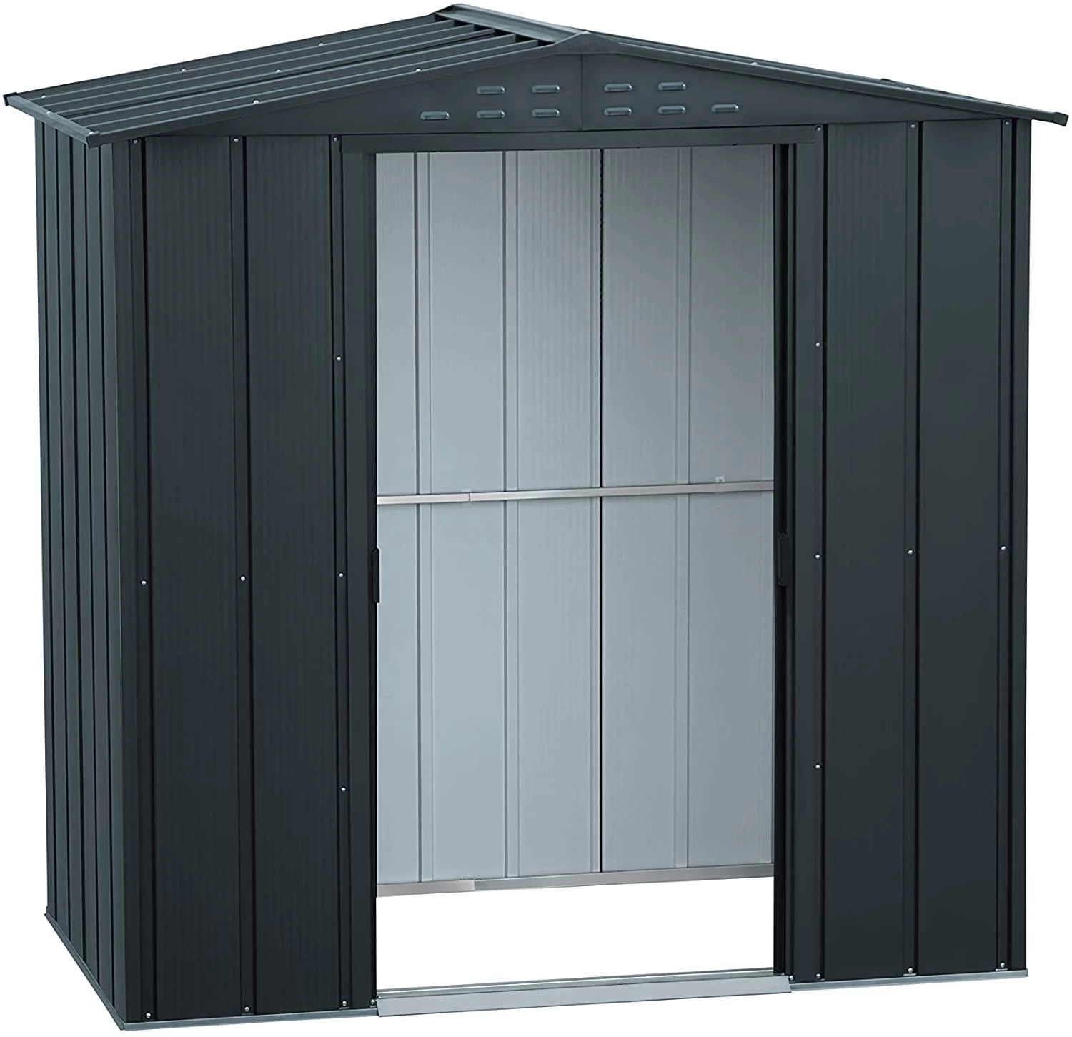 CASETA COBERTIZO METAL JARDIN TOP SHED 6X4 GRIS DURAMAX 4 CASETA COBERTIZO METAL JARDIN TOP SHED 6X4 GRIS DURAMAX - Imagen 2