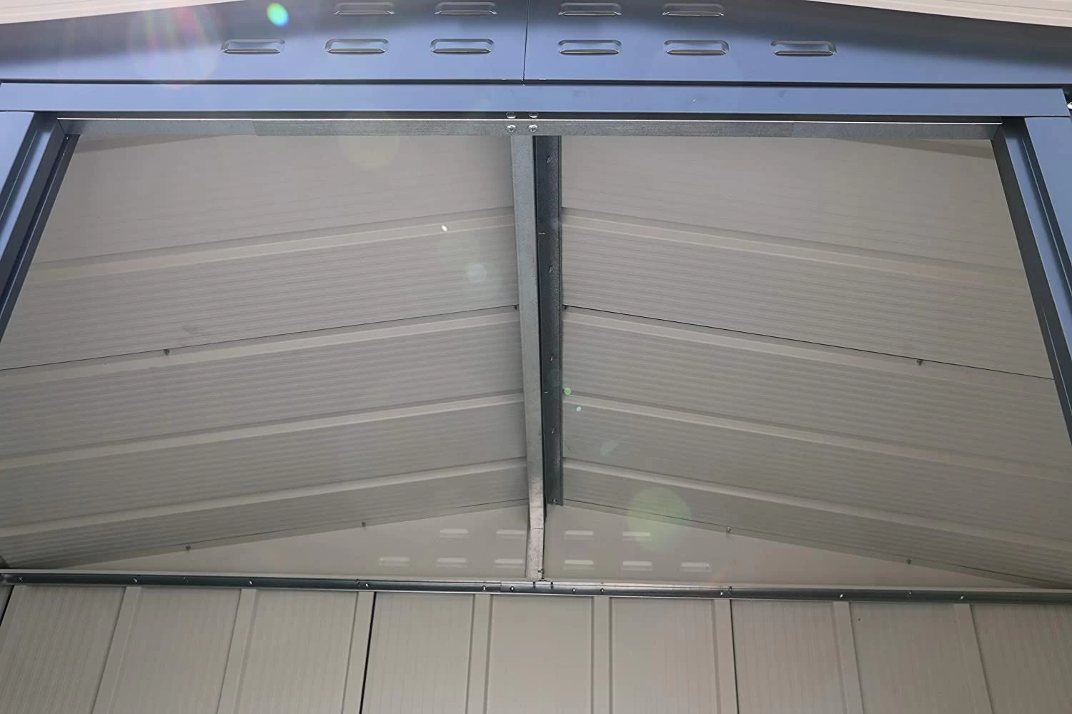 CASETA COBERTIZO METAL JARDIN TOP SHED 6X4 GRIS DURAMAX 7 CASETA COBERTIZO METAL JARDIN TOP SHED 6X4 GRIS DURAMAX - Imagen 5