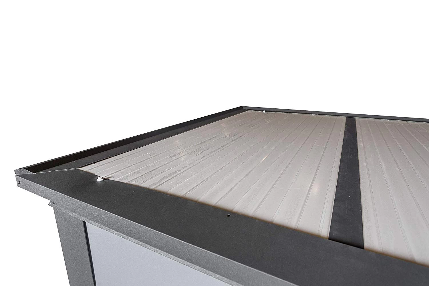 CASETA METALICA JARDIN NOVO HABITAT NH7 GRIS CLARO 4 CASETA METALICA JARDIN NOVO HABITAT NH7 GRIS CLARO - Imagen 2