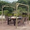 Pérgola Maciza -VIGO 254x254cm -Intemperie Jardinería Tienda 636ba51e962b38.60826821