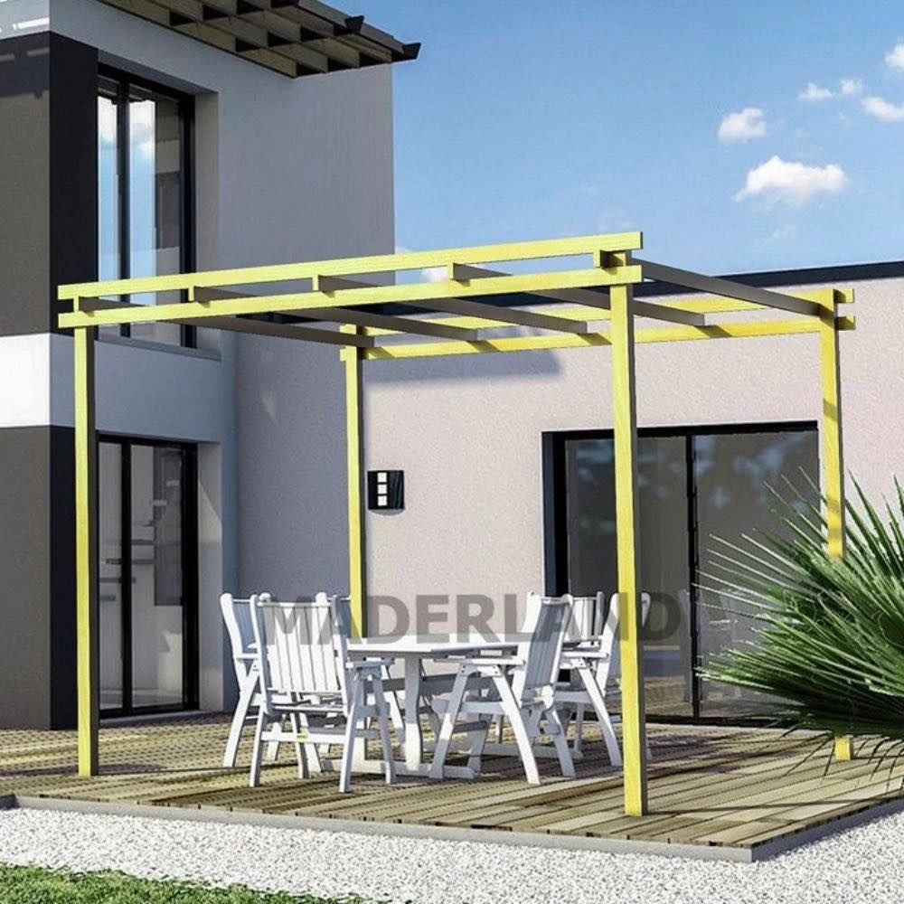 Pérgola Maciza - ALMERIA 420x420cm 3 Pérgola Maciza - ALMERIA 420x420cm
