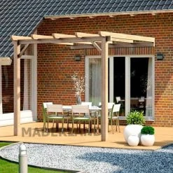 Pérgola Laminada Adosada - CÁDIZ AD. 600x300cm