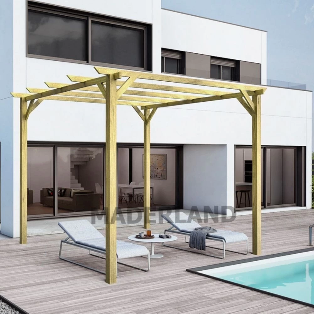 Pérgola Maciza - LEÓN 510x420cm 3 Pérgola Maciza - LEÓN 510x420cm