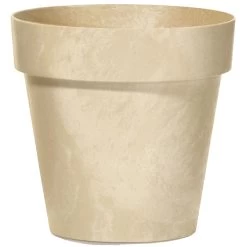 Prosperplast Maceta CUBE BETON EFFECT 29L., 400x400x354, Color Crema