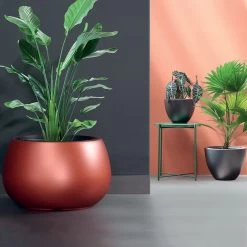 Prosperplast Maceta HEOS 18L., Con Depósito, 370x370x230, Color Antracita -Intemperie Jardinería Tienda 638540cbcf4473.07612205