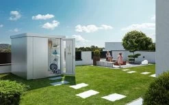 CASETA METALICA BIOHORT JARDIN NEO 2D DOBLE PUERTA COLOR GRIS OSCURO -Intemperie Jardinería Tienda 63896742e0d1e8.61502071