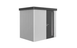 CASETA METALICA BIOHORT JARDIN NEO 1D COLOR GRIS CUARZO