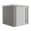 CASETA METALICA BIOHORT JARDIN NEO 1C DOBLE PUERTA COLOR GRIS CUARZO