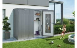 CASETA ARMARIO METALICO BIOHORT 150 COLOR GRIS CUARZO