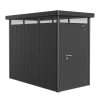 CASETA METALICA BIOHORT JARDIN HIGHLINE H2 COLOR GRIS OSCURO