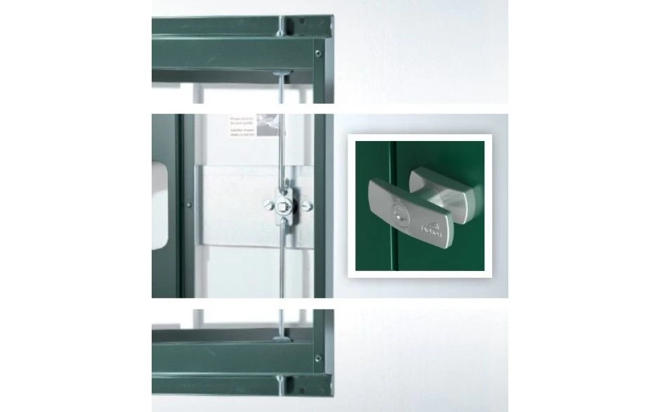 CASETA METALICA BIOHORT JARDIN EUROPA 1 COLOR PLATA 7 CASETA METALICA BIOHORT JARDIN EUROPA 1 COLOR PLATA - Imagen 5