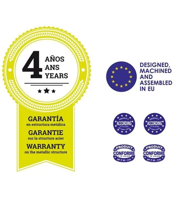 GRE Piscina Elevada Blanca KIT300ECO 6 GRE Piscina Elevada Blanca KIT300ECO - Imagen 4