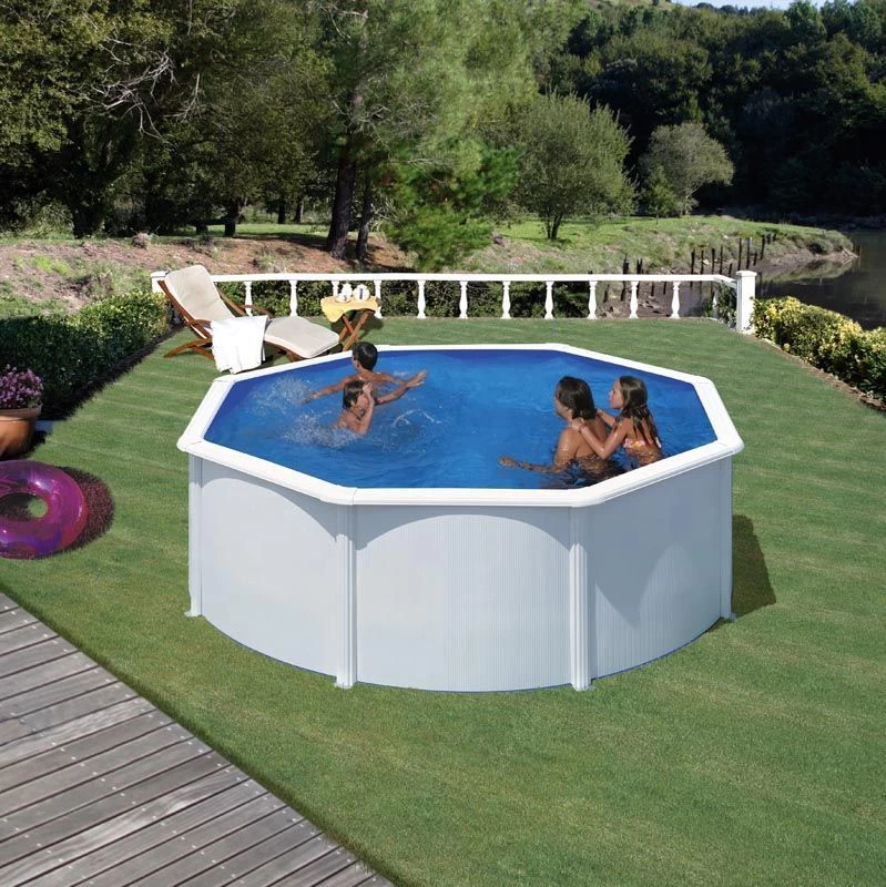 GRE Piscina Elevada Blanca KIT300ECO 3 GRE Piscina Elevada Blanca KIT300ECO