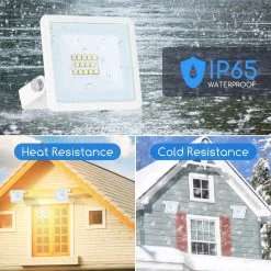 Aigostar Focos Led Exterior, 10W 6400K Led Focos Exterior, 900LM IP65 12 Aigostar Focos Led Exterior, 10W 6400K Led Focos Exterior, 900LM IP65 -Intemperie Jardinería Tienda 6ba364255ed23530