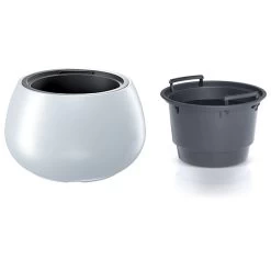 Prosperplast Maceta HEOS 32LCon Depósito 436x436x270 Blanco -Intemperie Jardinería Tienda 7a70a6112f3a7803