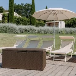 Baúl Con Asiento Exterior Portofino Plus 340 L 12 Baúl Con Asiento Exterior Portofino Plus 340 L -Intemperie Jardinería Tienda 8009371017626 24c bi