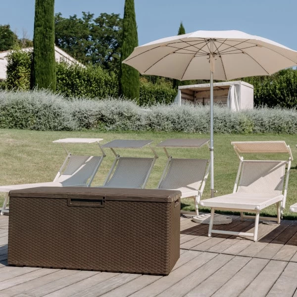 Baúl Con Asiento Exterior Portofino Plus 340 L 6 Baúl Con Asiento Exterior Portofino Plus 340 L - Imagen 4