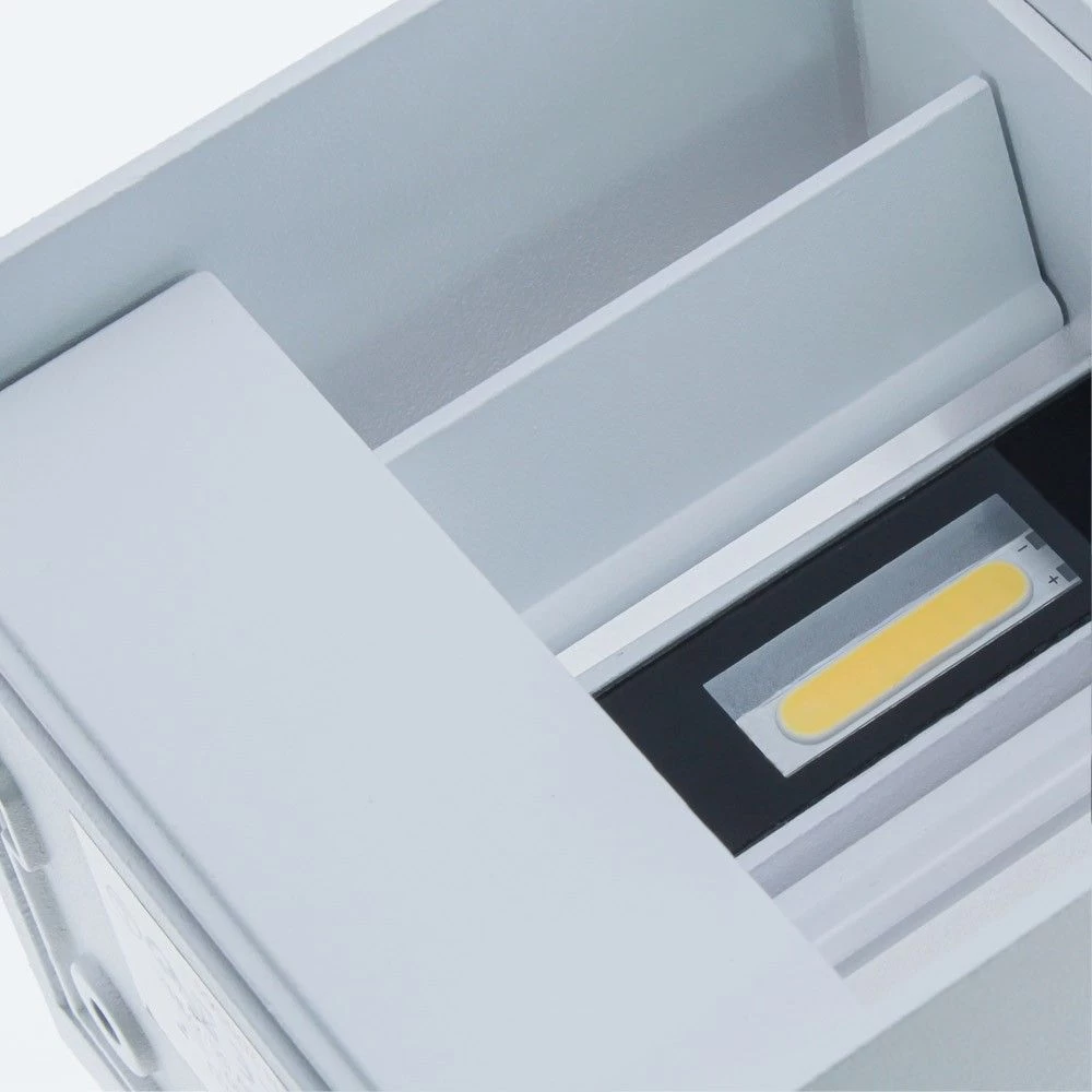 Aplique LED De Exterior Leva 2 Luces Neutra Cuadrado Blanco IP54 Wonderlamp 5 Aplique LED De Exterior Leva 2 Luces Neutra Cuadrado Blanco IP54 Wonderlamp - Imagen 3