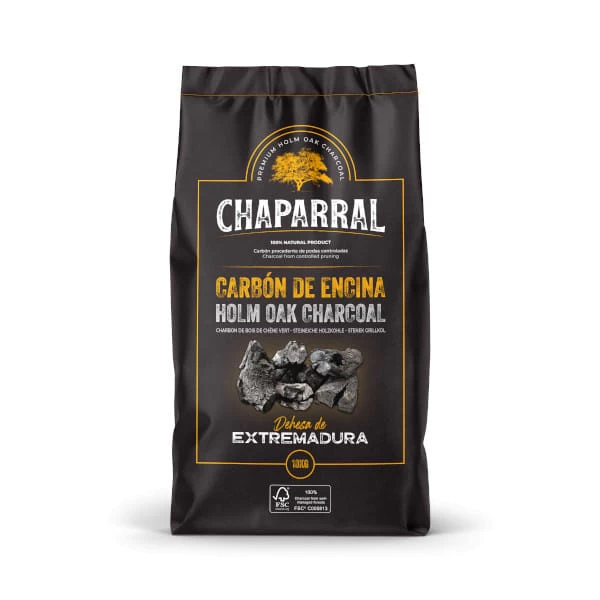 Carbón Vegetal 10 Kg Chaparral 3 Carbón Vegetal 10 Kg Chaparral