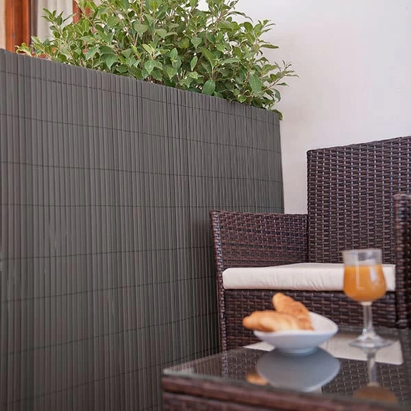 Cañizo De PVC Doble Cara Gris Antracita 1,5 X 3 M 3 Cañizo De PVC Doble Cara Gris Antracita 1,5 X 3 M