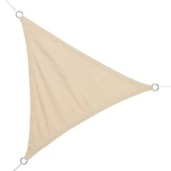 Toldo Vela Triangular Beige 3,6 X 3,6 X 3,6 M