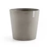 Ecopots Maceta Redonda Amsterdam 60 Taupe - ø 60 X H. 54,8 Cm - 100 L -Intemperie Jardinería Tienda 8f307643eff84ba1